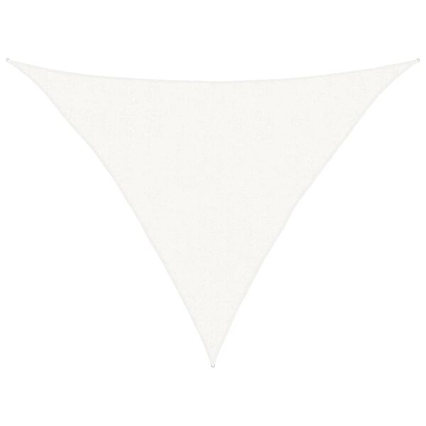 vidaXL Voile d'ombrage 160 g/m&sup2; Blanc 2,5x2,5x3,5 m PEHD