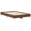 vidaXL Cadre de lit sans matelas ch&ecirc;ne marron 140x190 cm