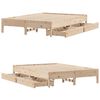 vidaXL Cadre de lit sans matelas 120x200 cm bois de pin massif