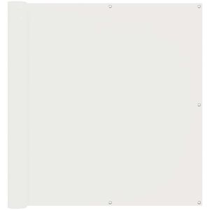 vidaXL &Eacute;cran de balcon Blanc 110 x 300 cm Tissu Oxford