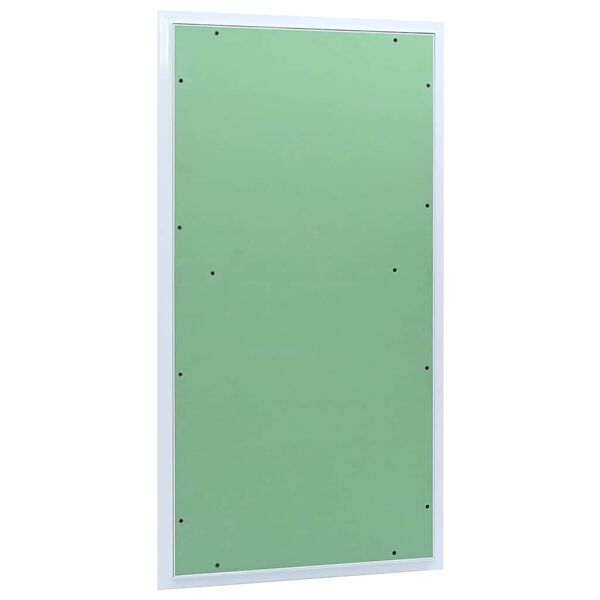 vidaXL Panneau d'Acc&egrave;s Vert et Argent 55 x 105 cm Aluminium et Pl&acirc;tre