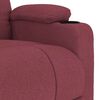 vidaXL Fauteuil de massage Rouge bordeaux Tissu