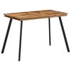 vidaXL Table &agrave; manger 120x62x76 cm bois massif de teck