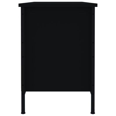 vidaXL Armoire à chaussures noir 100x35x50 cm bois d'ingénierie