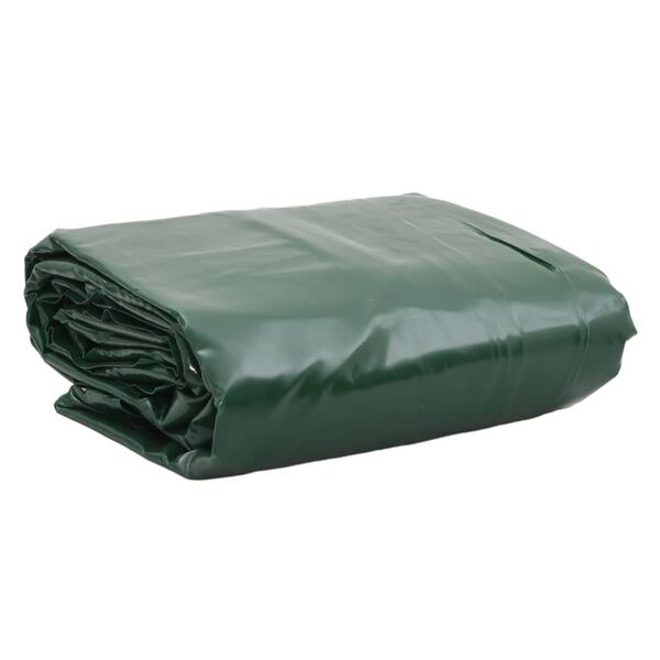 vidaXL B&acirc;che vert 1,5x6 m 650 g/m&sup2;