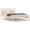 vidaXL Cadre de lit sans matelas 180x200 cm bois massif
