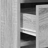 vidaXL Buffet Sonoma gris 40 x 41 x 75 cm Bois d'ingénierie