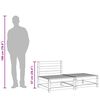 vidaXL Canap&eacute; de jardin sans accoudoirs repose-pieds bois pin impr&eacute;gn&eacute;