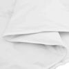 vidaXL Duvet d'&eacute;t&eacute; simple Blanc 135 x 220 cm Plume