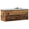 vidaXL Bo&icirc;te de Rangement avec stockage Bois Ancien 90 x 35 x 35 cm