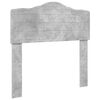 vidaXL T&ecirc;te de lit Gris b&eacute;ton Bois d'ing&eacute;nierie