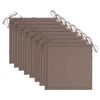 vidaXL Chaises pliables d'ext&eacute;rieur lot de 8 et coussins Bois d'acacia