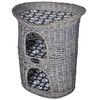 vidaXL Arbre/maison 2 niveaux &agrave; chat avec coussin Saule