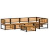 vidaXL Salon de jardin avec coussins 6 pcs bois d'acacia solide