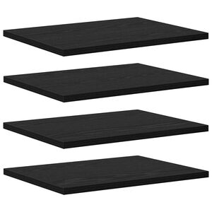 vidaXL &Eacute;tag&egrave;re &agrave; livres 3 niveaux 4 pc 40 x 30 x 1,5 cm Noir