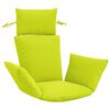 vidaXL Coussin Adirondack PUTTEN 100 % polyester Vert vif.