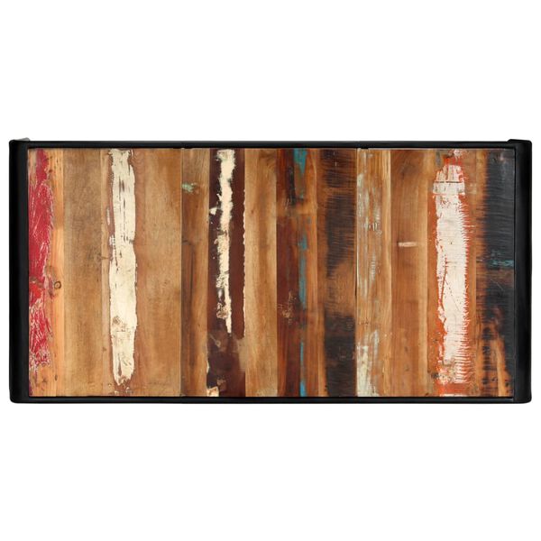 vidaXL Table &agrave; manger 180x90x76 cm Bois de r&eacute;cup&eacute;ration massif
