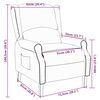 vidaXL Fauteuil inclinable Motif &agrave; fleurs Tissu