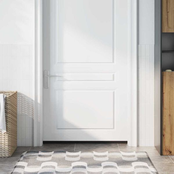 vidaXL Brosses d'&eacute;tanch&eacute;it&eacute; pour porte &agrave; visser 2 pcs Marron 100 cm