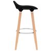 vidaXL Tabourets de bar lot de 2 noir