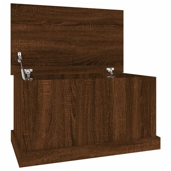 vidaXL Boîte de rangement chêne marron 70x40x38 cm bois d'ingénierie