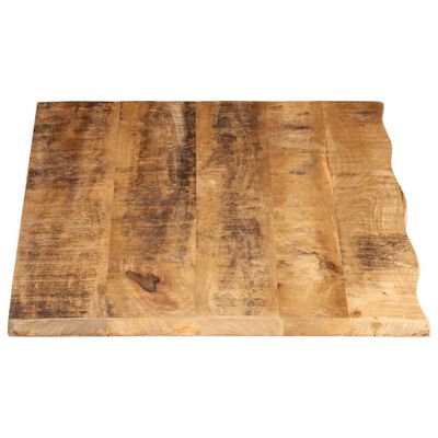 vidaXL Dessus de table 110x60x2,5cm bord vif bois massif manguier brut