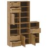 vidaXL Armoires latérales 5 pcs ODDA 40x24x79 cm bois massif pin