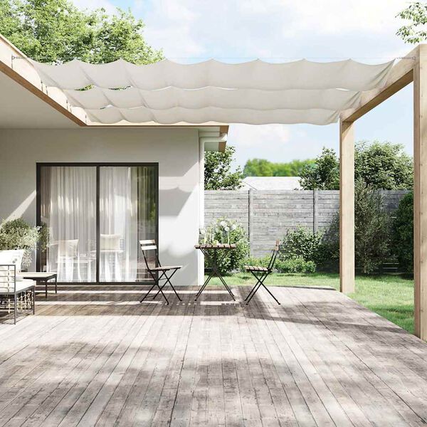 vidaXL Auvent vertical Blanc 180x1000 cm Tissu oxford