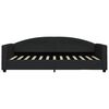 vidaXL Lit de jour avec gigogne sans matelas noir 90x200 cm