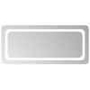vidaXL Miroir de salle de bain LED Transparent 90 x 40 cm verre tremp&eacute;