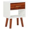vidaXL Table de chevet Bois d'acacia massif 40x30x57 cm