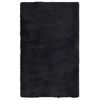 vidaXL Tapis shaggy &agrave; poils longs NAVARRA noir 80x150 cm polyester