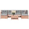 vidaXL Salon de jardin 7 pcs bois massif sapin de douglas