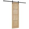 vidaXL Porte coulissante ORKDAL 61 x 198,5 cm Bois de pin massif