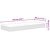 vidaXL Matelas à ressorts Bonnell pour enfants moyen 80x160 cm