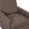 vidaXL Fauteuil Taupe Tissu