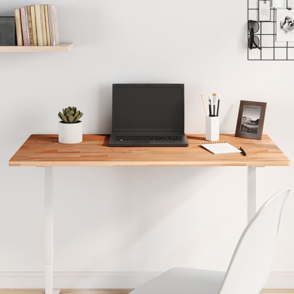 vidaXL Dessus de table 100x50x1,5cm rectangulaire bois massif de h&ecirc;tre