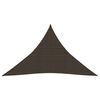vidaXL Voile d'ombrage 160 g/m² Marron 2,5x2,5x3,5 m PEHD