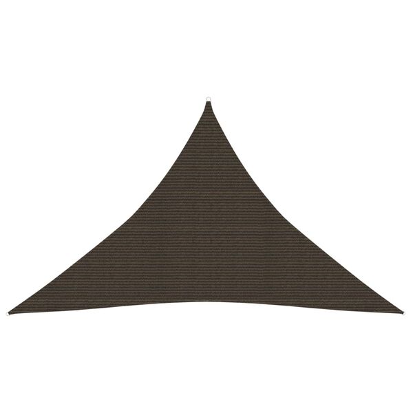 vidaXL Voile d'ombrage 160 g/m² Marron 2,5x2,5x3,5 m PEHD