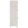 vidaXL Armoire à chaussures HAMAR Blanc 59,5x35x117 cm Bois de pin