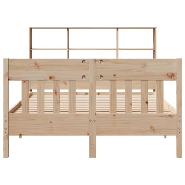 vidaXL Cadre de lit sans matelas 160x200 cm bois massif de pin