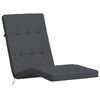 vidaXL Coussins de chaise longue lot de 2 anthracite tissu oxford