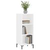 vidaXL Buffet blanc 34,5x32,5x90 cm bois d'ing&eacute;nierie