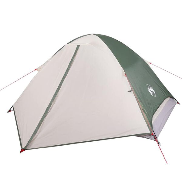 vidaXL Tente de camping à dôme 4 personnes vert imperméable