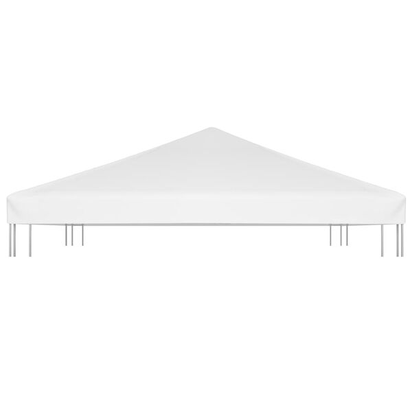 vidaXL Toile de toit de belvédère 270 g/m² 4x3 m Blanc