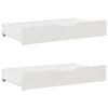 vidaXL Cadre de lit sans matelas blanc 160x200 cm bois de pin massif