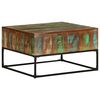 vidaXL Table basse 68x68x41 cm Bois de r&eacute;cup&eacute;ration solide