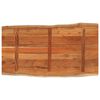 vidaXL Dessus de table 100x60x3,8cm rectangulaire bois massif d'acacia