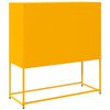 vidaXL Buffet jaune moutarde 100,5x39x107 cm acier laminé à froid