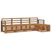 vidaXL Ensemble de canap&eacute;s d'ext&eacute;rieur 5 pc Naturel